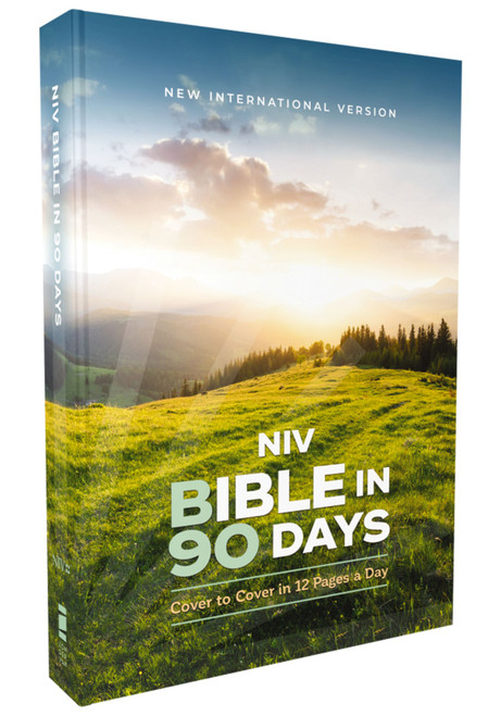 NIV, Bible in 90 Days, Paperback (Cover to Cover in 12 Pages a Day) by Ted Cooper, Jr., Bill Campbell, Zondervan, 9780310469186