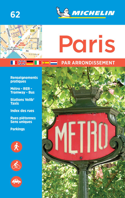 Michelin Paris by Arrondissements Pocket Atlas #62 by Michelin, 9782067211582