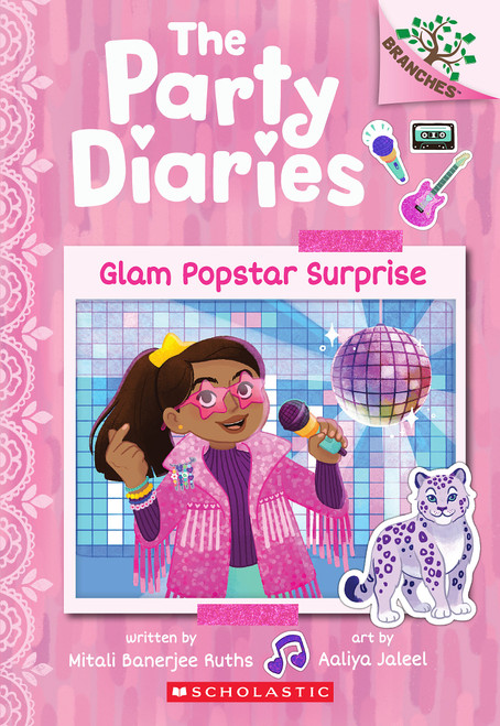 Glam Popstar Surprise: A Branches Book (The Party Diaries #6) by Mitali Banerjee Ruths, Aaliya Jaleel, 9798225069650