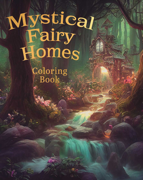 Mystical Fairy Homes Coloring by Tansy Willow, 9781398869752