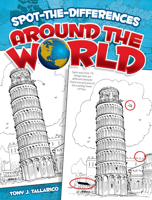 Spot-the-Differences Around the World by Tony J. Tallarico, 9780486473048