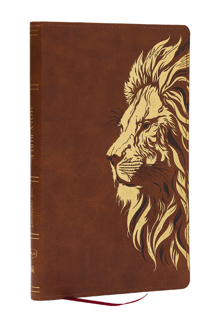 KJV, Personal Size New Testament, Tan Leathersoft, Red Letter, Comfort Print, 9781400350087