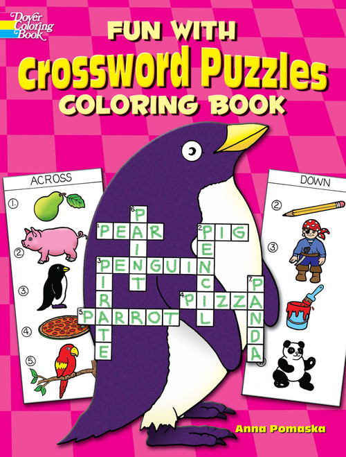 Fun with Crossword Puzzles Coloring Book by Anna Pomaska, 9780486249780