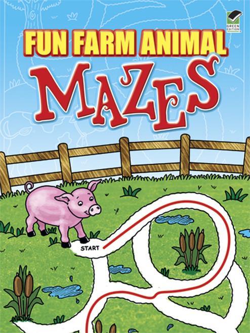 Fun Farm Animal Mazes by Fran Newman-D'Amico, 9780486451848