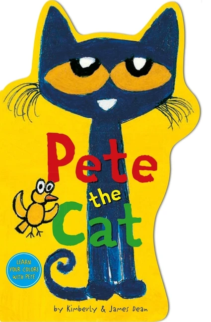 Pete the Cat Shaped Board Book (A Shaped Board Book) by James Dean, Kimberly Dean, James Dean, 9780063517103