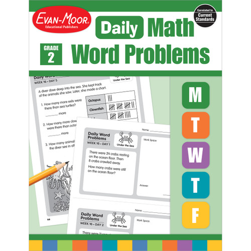 Daily Word Problems, Grade 2 by Evan-Moor Educational Publishers, 9781629388564