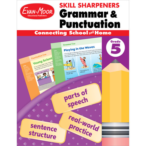 Skill Sharpeners: Grammar And Punctuation, Grade 5 by Evan-Moor Educational Publishers, 9781629388731
