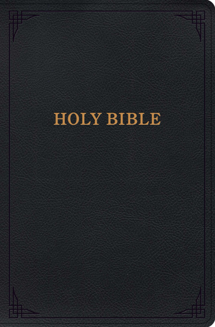 KJV Holy Bible, Giant Print with Cross-References, Black LeatherTouch by Holman Bible Publishers, 9798384503101