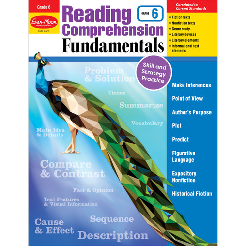 Reading Comprehension Fundamentals, Grade 6 by Evan-Moor Educational Publishers, 9781629384658