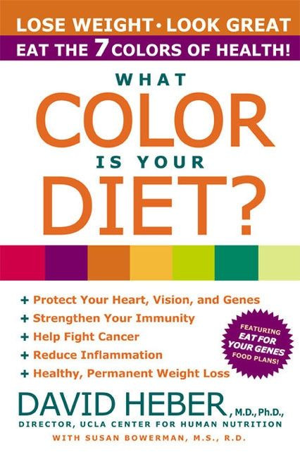 What Color Is Your Diet? (The 7 Colors of Health) by David Heber, M.D., PhD, 9780060988623