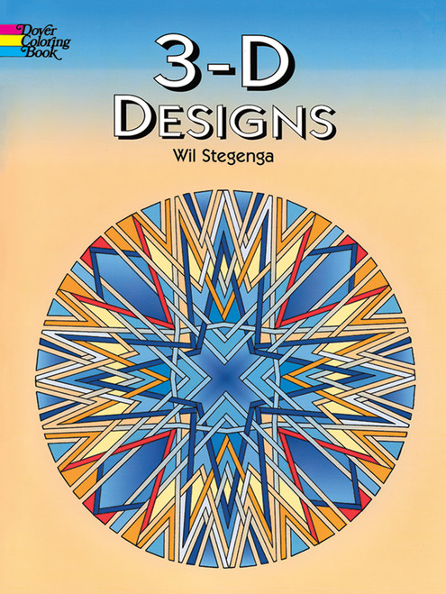 3-D Designs Coloring Book by Wil Stegenga, 9780486403632