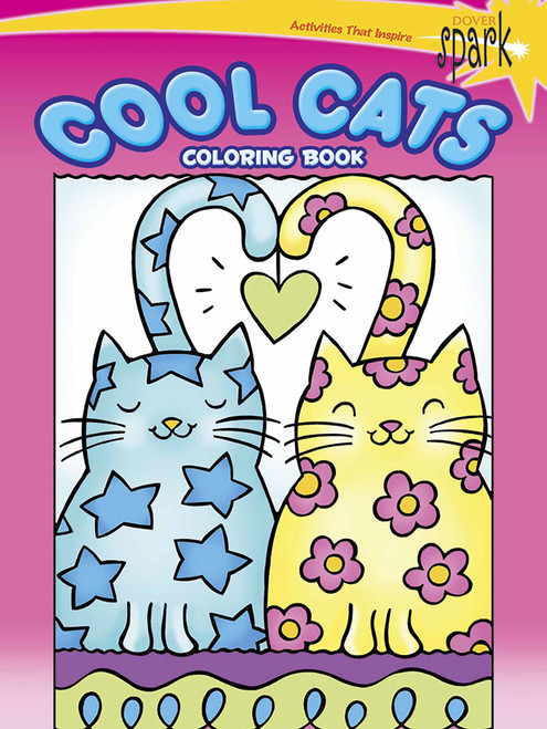 SPARK Cool Cats Coloring Book by Noelle Dahlen, 9780486800585