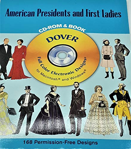 American Presidents and First Ladies CD-ROM and Book by Tom Tierney, 9780486995717