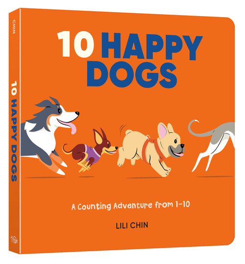 Ten Happy Dogs (A Counting Adventure from 1-10) by Lili Chin, 9780593840214