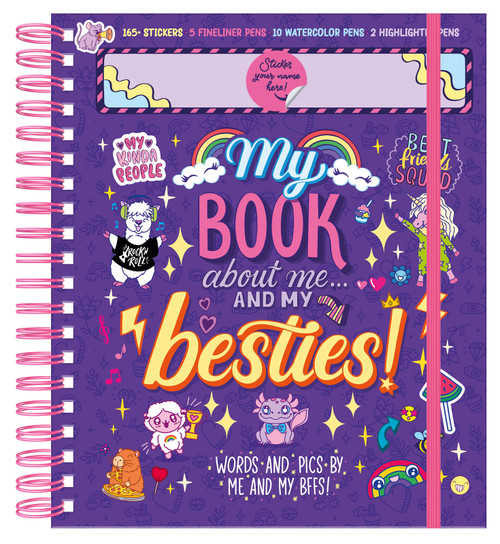 Personalized Arts & Crafts: My Book About Me... And My Besties! by Leslie Sinoway, Lucia Alcaide Gomez and Steve James, 9781837160235