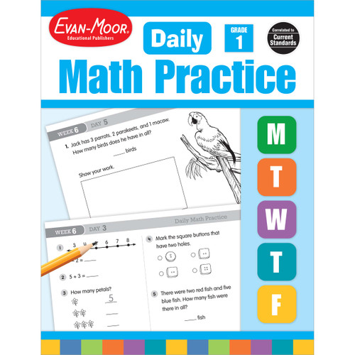 Daily Math Practice, Grade 1 Te by Evan-Moor Educational Publishers, 9781557997418