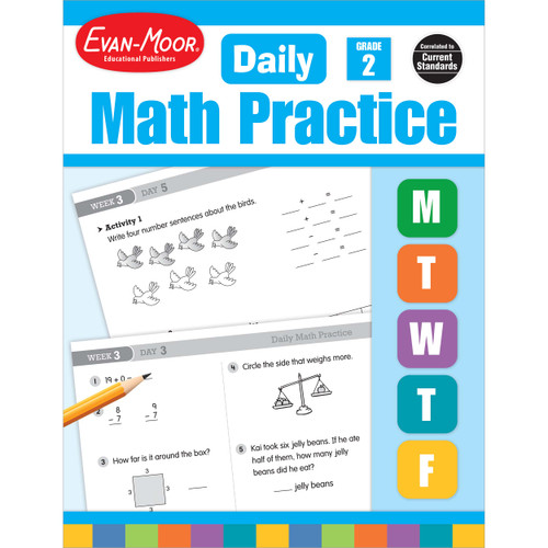 Daily Math Practice, Grade 2 Te by Evan-Moor Educational Publishers, 9781557997425