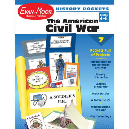 American Civil War Gr 4-6+ by Evan-Moor Educational Publishers, 9781596732599