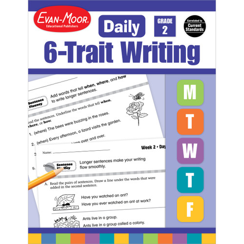 Daily 6-Trait Writing Grade 2 Te by Evan-Moor Educational Publishers, 9781596732872