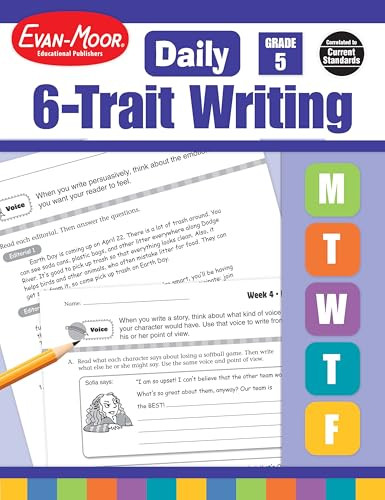 Daily 6-Trait Writing Grade 5 Te by Evan-Moor Educational Publishers, 9781596732988