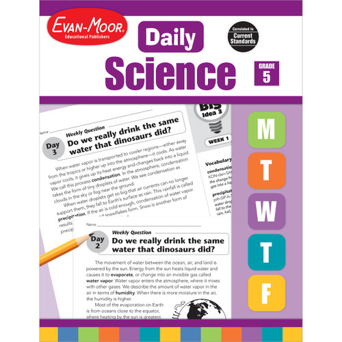 Daily Science Grade 5 Te by Evan-Moor Educational Publishers, 9781596739291