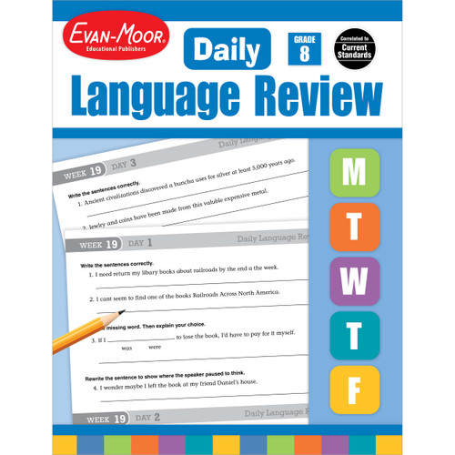 Daily Language Review, Grade 8 Te by Evan-Moor Educational Publishers, 9781608236572
