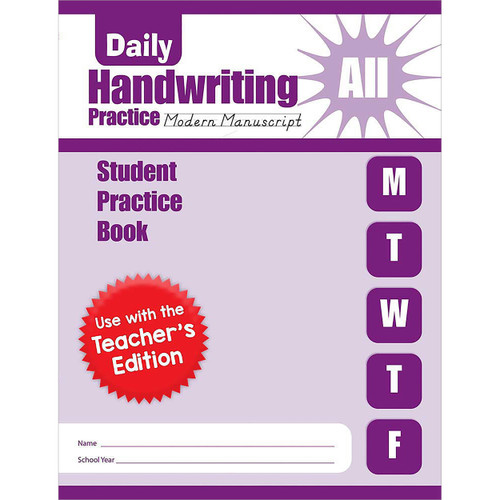 Dhp Modern Manuscript Sb by Evan-Moor Educational Publishers, 9781609633660