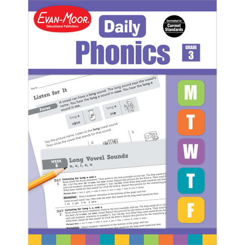 Daily Phonics Grade 3 Te by Evan-Moor Educational Publishers, 9781609634438