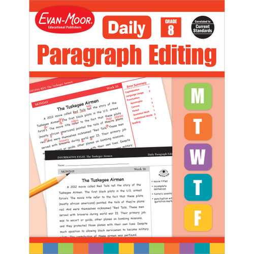 Daily Paragraph Editing Grade 8 Te by Evan-Moor Educational Publishers, 9781609638337