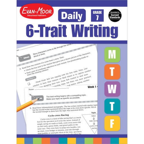 Daily 6-Trait Writing Grade 7 Te by Evan-Moor, Evan-Moor Educational Publishers, 9781609638795