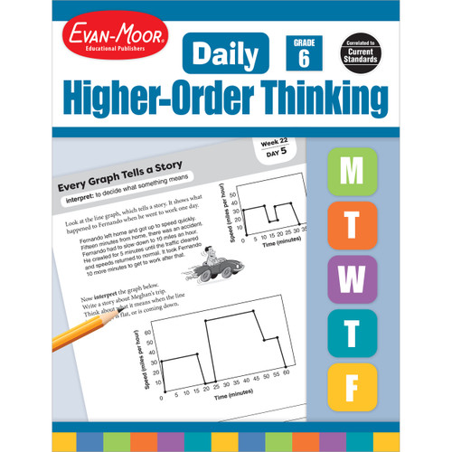 Daily Higher-Order Thinking, Grade 6 Te by Evan-Moor Educational Publishers, 9781629384597
