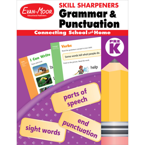Skill Sharpeners: Grammar And Punctuation, Grade Prek by Evan-Moor Educational Publishers, 9781629388670