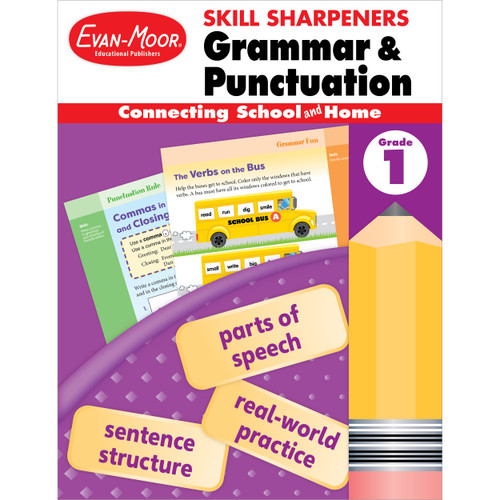 Skill Sharpeners: Grammar And Punctuation, Grade 1 by Evan-Moor Educational Publishers, 9781629388694