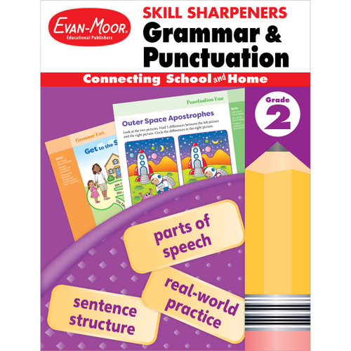 Skill Sharpeners: Grammar And Punctuation, Grade 2 by Evan-Moor Educational Publishers, 9781629388700
