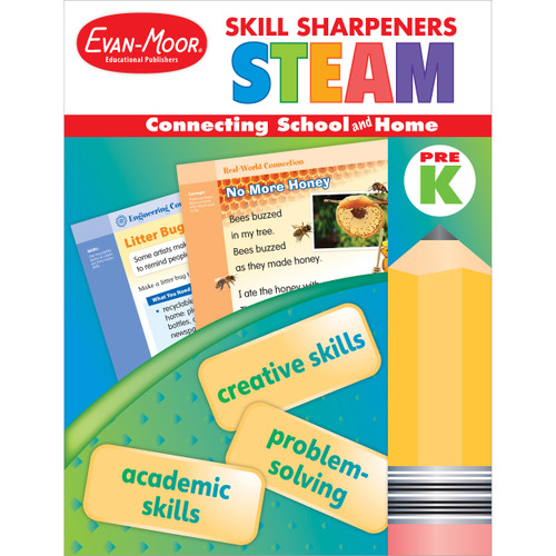 Skill Sharpeners: Steam, Grade Prek by Evan-Moor Educational Publishers, 9781645140788