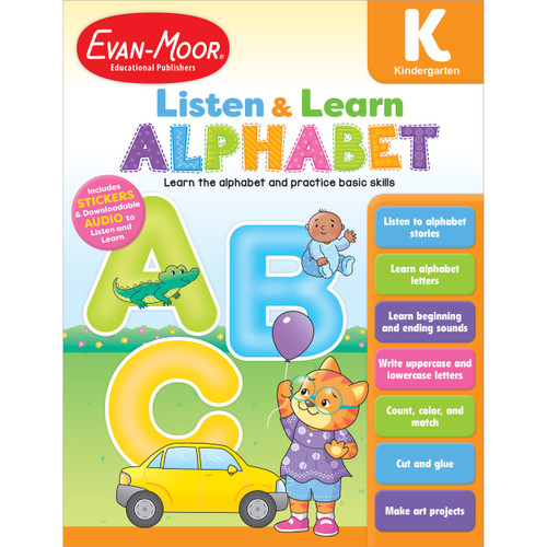 Listen And Learn: Alphabet, Grade K by Evan-Moor Educational Publishers, 9781645142577