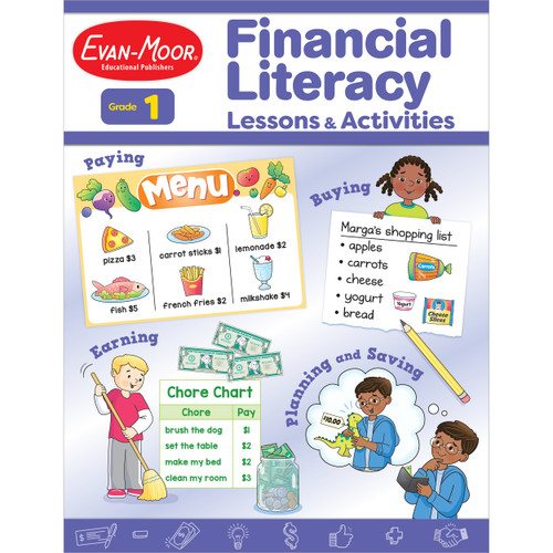Financial Literacy Lessons And Activities, Grade 1 by Evan-Moor Educational Publishers, 9781645142652