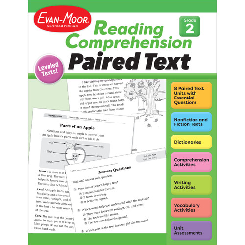 Reading Comprehension, Paired Text, Grade 2 by Evan-Moor Educational Publishers, 9781645143413