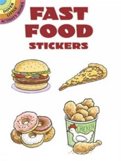 Fast Food Stickers (Miniature Edition) by Larry Daste, 9780486433073