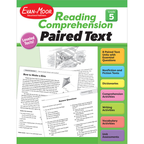 Reading Comprehension, Paired Text, Grade 5 by Evan-Moor Educational Publishers, 9781645143444