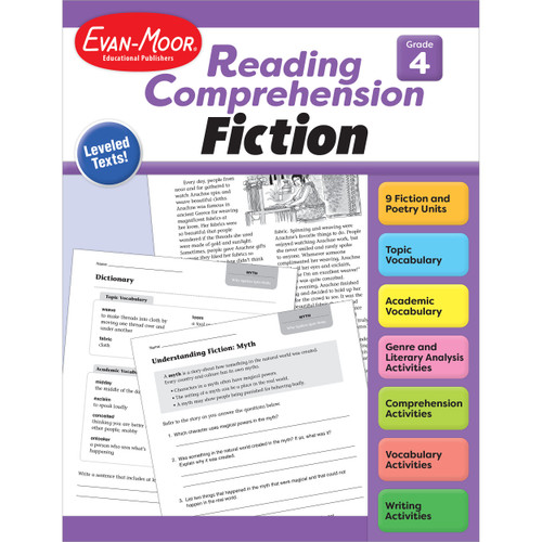 Reading Comprehension, Fiction, Grade 4 by Evan-Moor Educational Publishers, 9781645143499