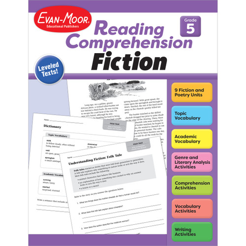 Reading Comprehension, Fiction, Grade 5 by Evan-Moor Educational Publishers, 9781645143505