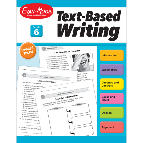 Text Based Writing, Grade 6 by Evan-Moor Educational Publishers, 9781645143567