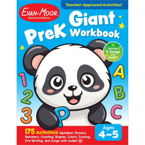 Giant Prek Workbook by Evan-Moor Educational Publishers, 9781645144281
