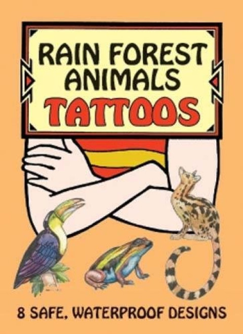 Rain Forest Animals Tattoos (Miniature Edition) by Jan Sovak, 9780486412962