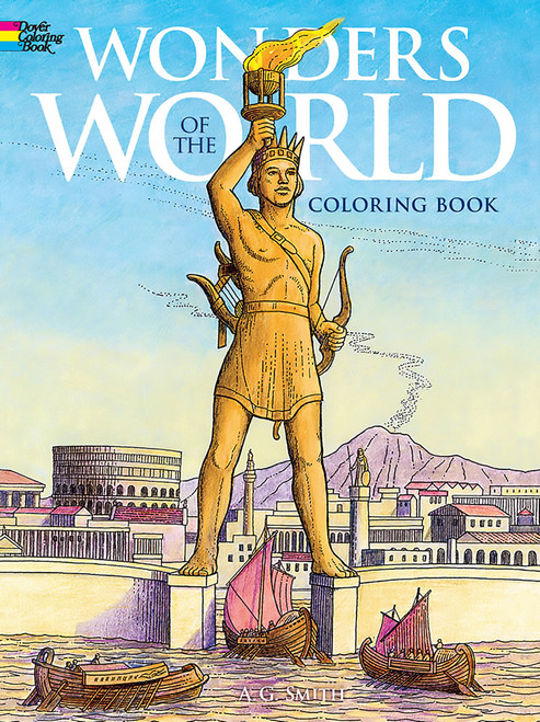 Wonders of the World Coloring Book by A. G. Smith, 9780486430447