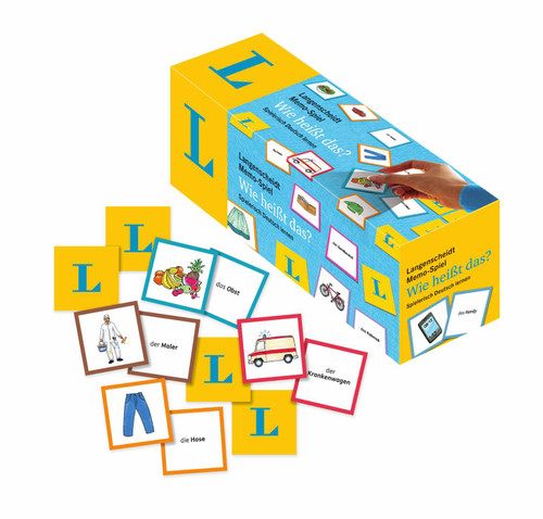 Langenscheidt Memo-Spiel "Wie heißt das?" - Memo-Spiel in einer Box mit 200 Karten und Spielanleitung (German Edition) by Langenscheidt Editorial Team, 9783125632240