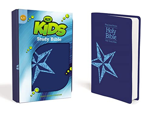 KJV, Kids Study Bible, Leathersoft, Blue by Lawrence O. Richards, 9780310747758