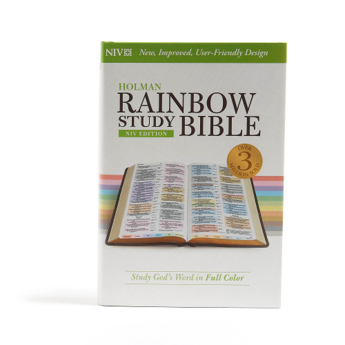 NIV Rainbow Study Bible, Jacketed Hardcover by Holman Bible Staff, 9781433616532