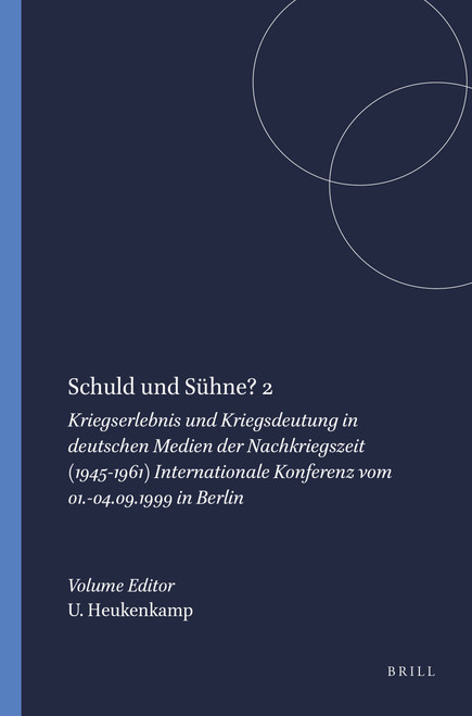 Schuld und Sühne? 2 (German Edition) by Ursula Heukenkamp, 9789042014350